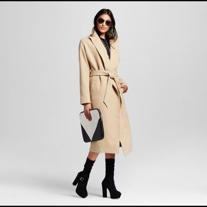 WhoWhatWear Wrap Coat I’m Tan